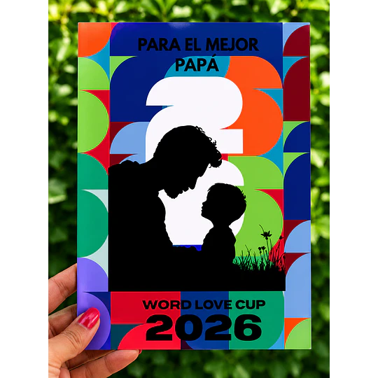 Archivos Album Mundial Futebol Dia del Padre Papá Feliz Día Editáble en Canva