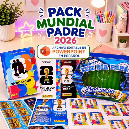 Archivos Dia del Padre Mundial 2026 Stikers Editable en Power Point
