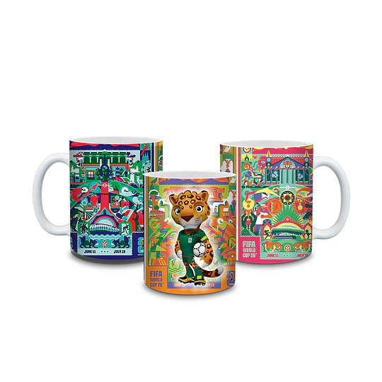 7 Diseños Plantillas Tazas Copa Mundial 2026 en Jpg