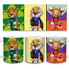 7 Diseños Plantillas Tazas Copa Mundial 2026 en Jpg