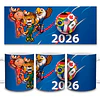 7 Diseños Plantillas Tazas Copa Mundial 2026 en Jpg