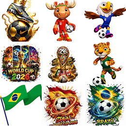 Kit digital Copa Times Seleções PNG Copa Mundial 2026 Sin fondo – Archivos para sublimación y personalización