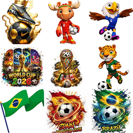 Kit digital Copa Times Seleções PNG Copa Mundial 2026 Sin fondo – Archivos para sublimación y personalización
