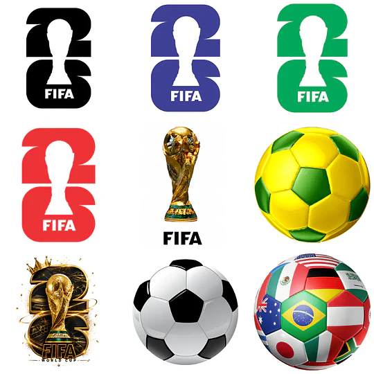 Kit digital Copa Times Seleções PNG Copa Mundial 2026 Sin fondo – Archivos para sublimación y personalización