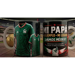 20 Plantillas Tazas dia del padre Futebol Mexicano Archivo en Png
