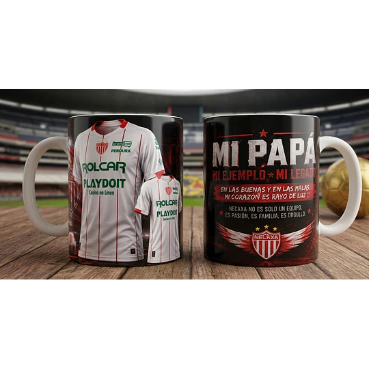 20 Plantillas Tazas dia del padre Futebol Mexicano Archivo en Png