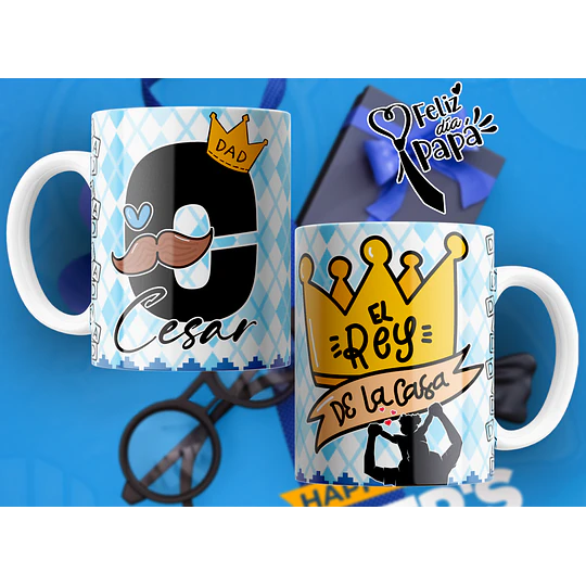 26 Plantillas tazas abecedario dia del padre Archivos en Png
