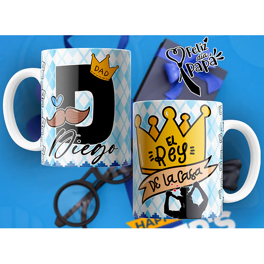 26 Plantillas tazas abecedario dia del padre Archivos en Png