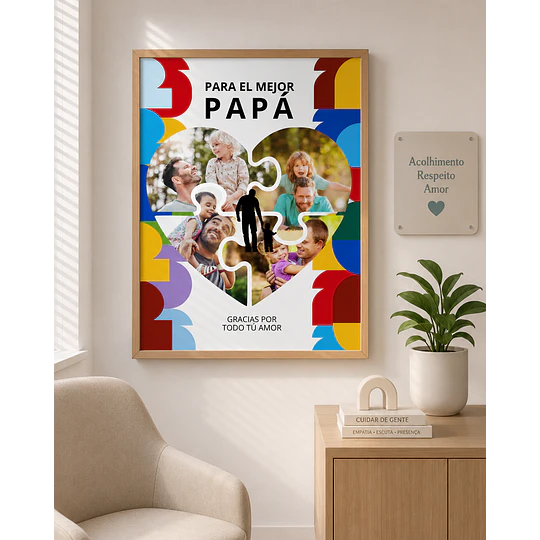 30 Plantillas Diseños para Cuadros Día del Papá Archivo en Canva