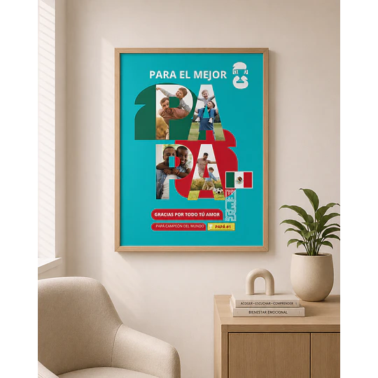 30 Plantillas Diseños para Cuadros Día del Papá Archivo en Canva
