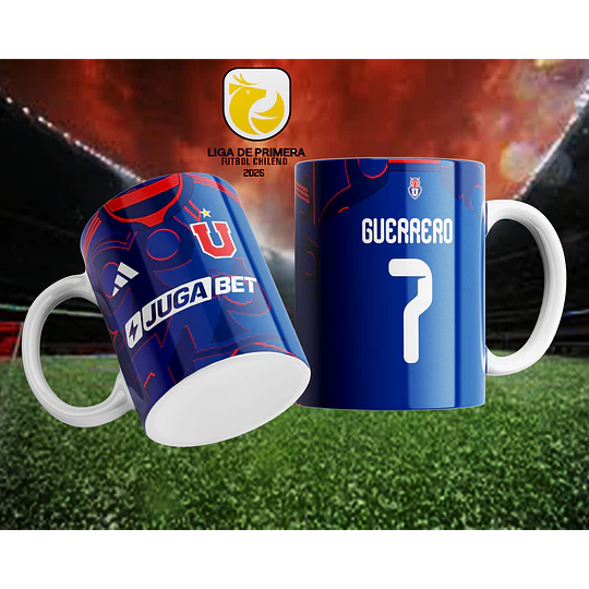 15 Plantillas de Diseño Tazas Fútbol Chile 2026 Archivos PNG y Editable Psd