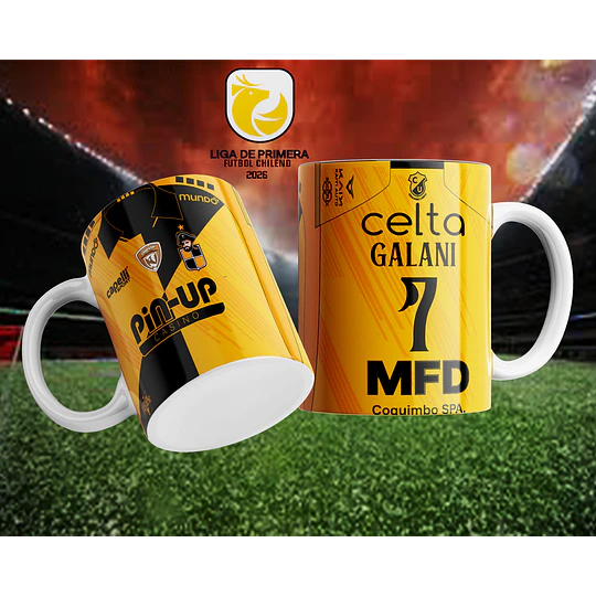 15 Plantillas de Diseño Tazas Fútbol Chile 2026 Archivos PNG y Editable Psd