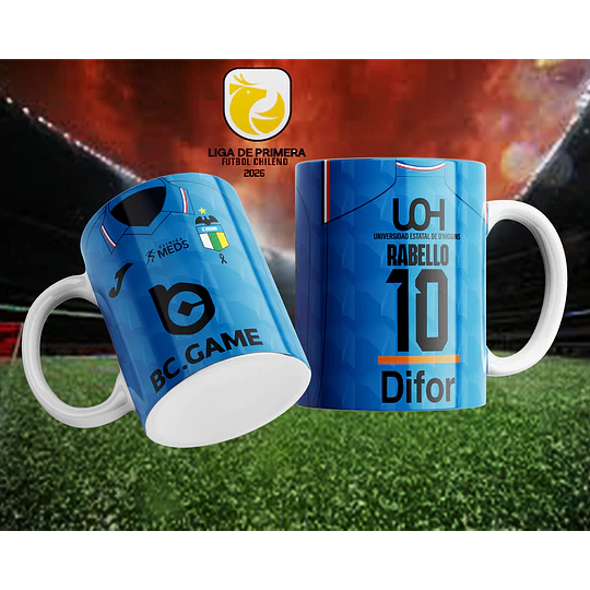 15 Plantillas de Diseño Tazas Fútbol Chile 2026 Archivos PNG y Editable Psd