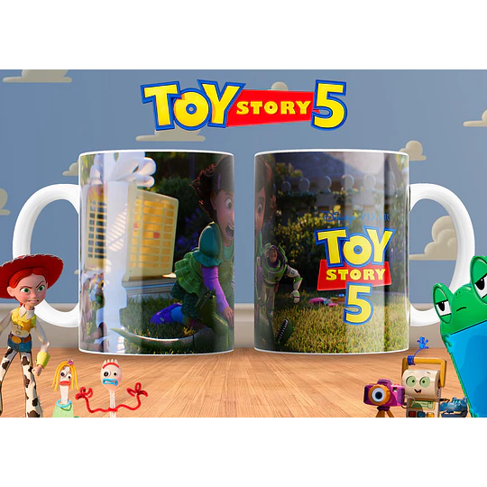 30 Plantillas de DiseñoTazas Toy Story 5 Archivos PNG