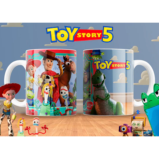 30 Plantillas de DiseñoTazas Toy Story 5 Archivos PNG