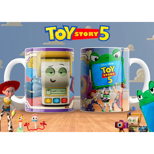 30 Plantillas de DiseñoTazas Toy Story 5 Archivos PNG