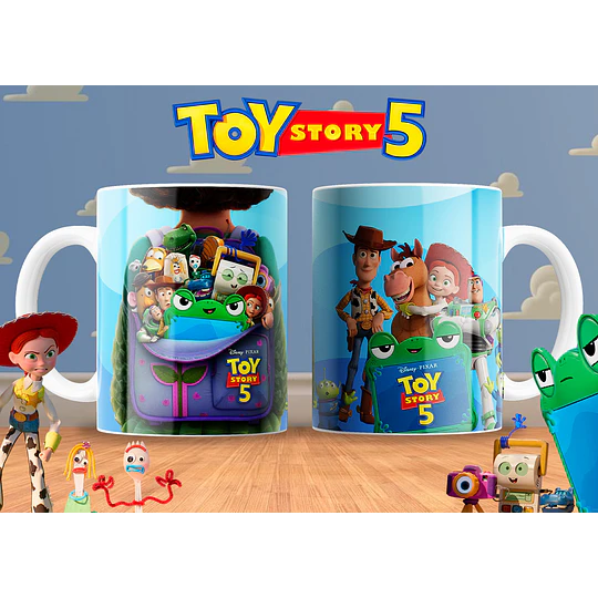 30 Plantillas de DiseñoTazas Toy Story 5 Archivos PNG