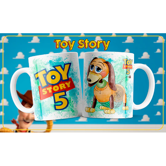 9 Plantillas de Diseño Tazas Toy Story 5 Archivos PNG