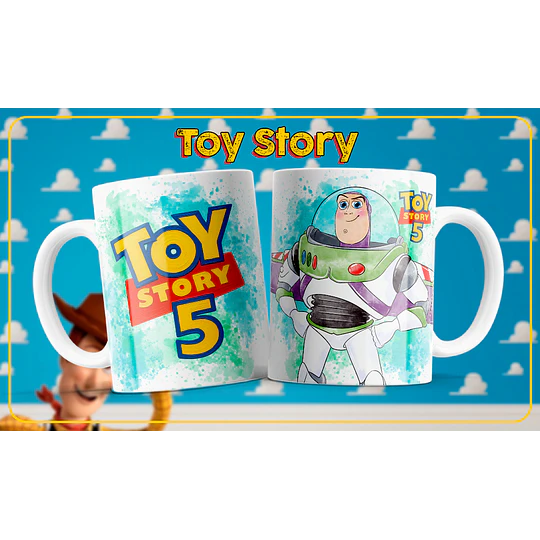 9 Plantillas de Diseño Tazas Toy Story 5 Archivos PNG