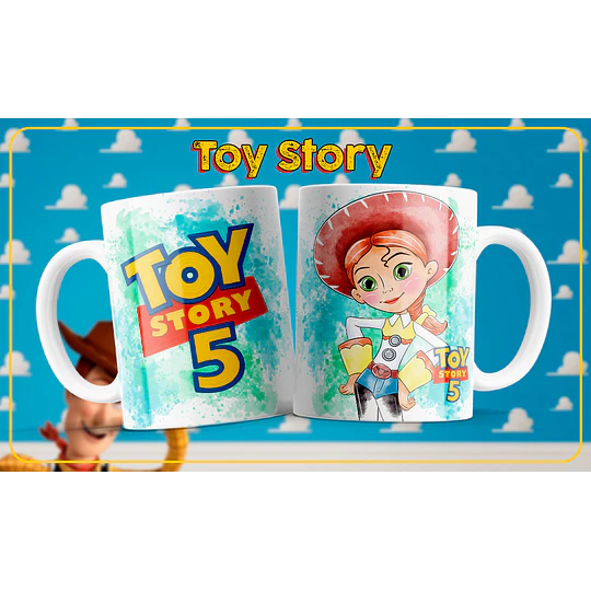 9 Plantillas de Diseño Tazas Toy Story 5 Archivos PNG