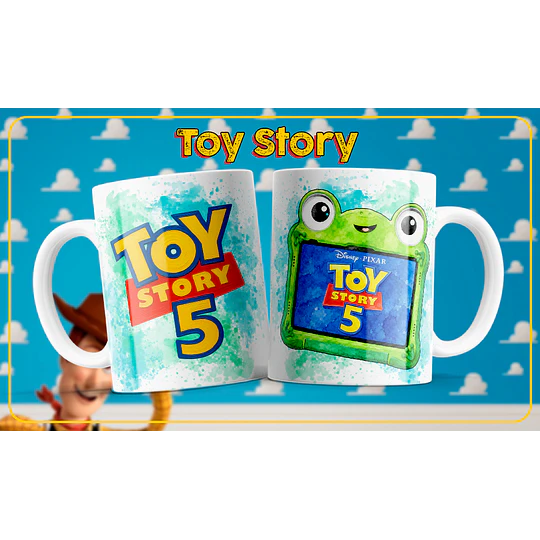 9 Plantillas de Diseño Tazas Toy Story 5 Archivos PNG