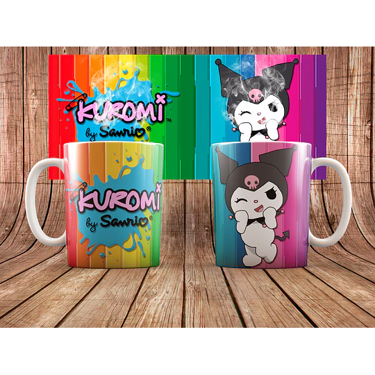 23 Plantillas de Diseño Tazas Kuromi Archivos PNG