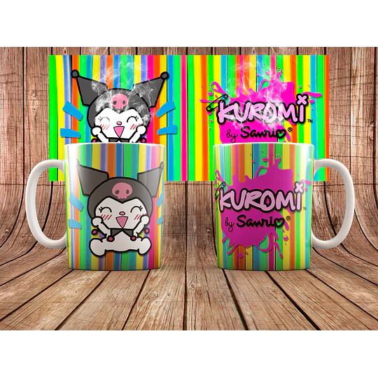 23 Plantillas de Diseño Tazas Kuromi Archivos PNG