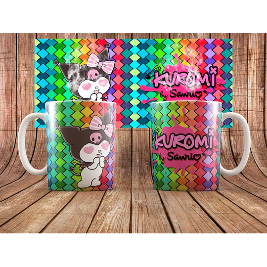23 Plantillas de Diseño Tazas Kuromi Archivos PNG