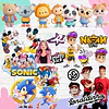 Etiquetas Escolares para Imprimir | Kit Digital PNG con +60 Diseños Personalizados