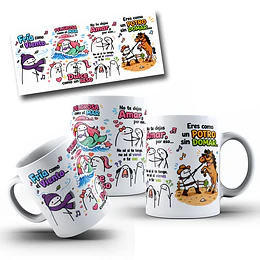 Disenõs Tazas Flork Plantilha Fria como el viento, Peligrosa como el mar Sublimacion Png