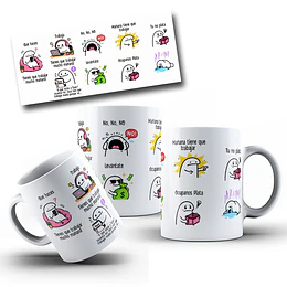 Disenõs Tazas Flork Plantilha Que haces, tienes que trabajar mucho mañana Sublimacion Png