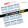 Calendario Imprimible 2027 PDF | Mini Calendario y Calendario Mignon