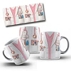 Diseños Taza Plantilla 3d Médica, Regalo para Doctora, Enfermera Sublimacion Png