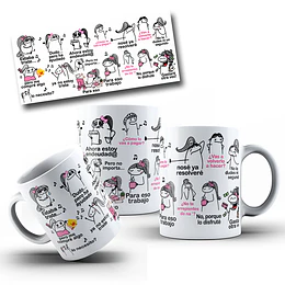 Diseños Tazas Plantilla Taza estaba triste pero me compré algo Flork, Deformitos Sublimacion Png 