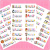 Archivo Etiquetas Escolares Silueta Niña y Niño Archivo en Power Point