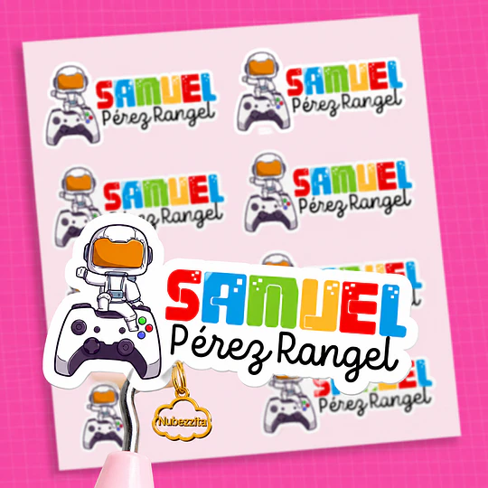 Archivo Etiquetas Escolares Silueta Niña y Niño Archivo en Power Point