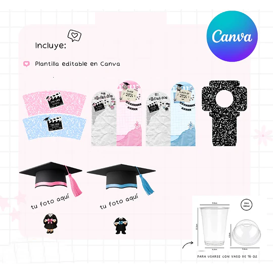 Archivo Graduation Tumbler Template Archivo en Canva