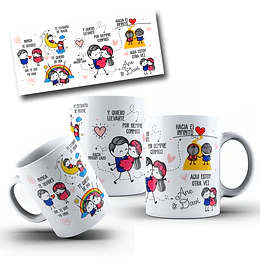 Diseños Tazas Plantilla Taza Nunca te olvides que te doy mi vida...Nunca lo olvides de Airbag Sublimacion Png