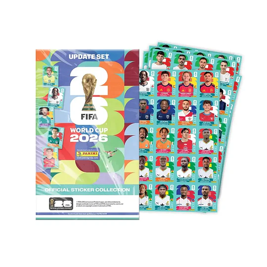 Set de Actualización Mundial 2026 PDF | 120 Figuritas para Imprimir