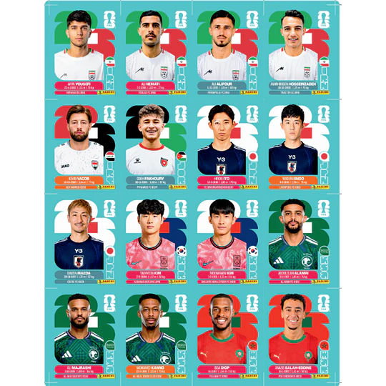 Set de Actualización Mundial 2026 PDF | 120 Figuritas para Imprimir