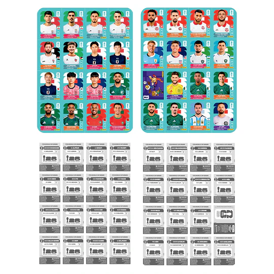 Set de Actualización Mundial 2026 PDF | 120 Figuritas para Imprimir