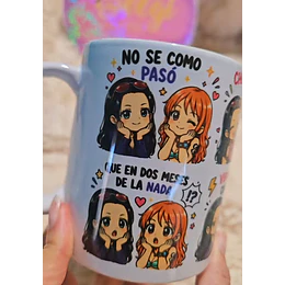 Diseños Tazas Plantilla No se como pasó que en dos meses de la nada Amizade Sublimacion Png 