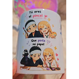 Diseños Tazas Plantilla Tu eres un pincel  Sublimacion Png 