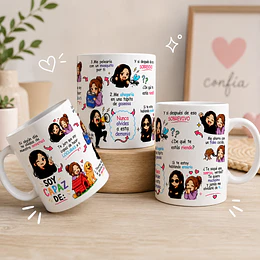 Diseños Tazas Plantillasi algún día te olivas de nuestra amistad, soy capaz de mejores amigos para siempre Sublimacion Png 