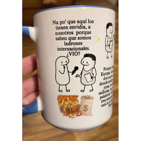 Diseños Tazas Plantillas Lanza Millones Chileno Humor Meme Sublimacion Png