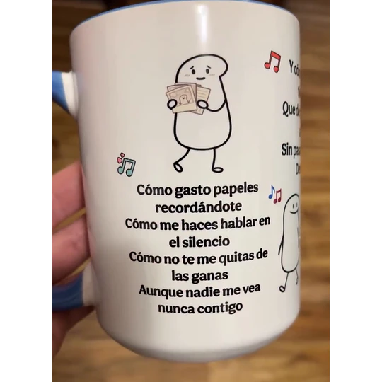 Diseños Tazas Plantillas Musical Te Doy una canción - Silvio Rodriguez Sublimacion Png