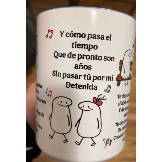 Diseños Tazas Plantillas Musical Te Doy una canción - Silvio Rodriguez Sublimacion Png