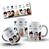 Diseños Tazas Plantillas BTS Mi humor según el día de la semana Sublimacion Png