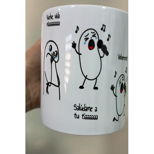 Diseños Tazas Plantillas Flork Deformitos ahhhhhhhh, vuelve, vida miaaaaaaaaa, volvereeeeé, salúdame a tu tiaaaaaaa, y a tu primaaaaaa Sublimacion Png