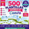 Plantillas de Diseño 500 Moldes Editables Archivos Canva